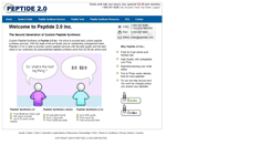 Desktop Screenshot of peptide2.com
