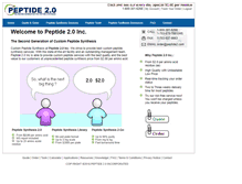 Tablet Screenshot of peptide2.com